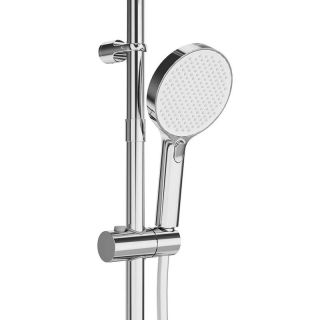 Душевая стойка Kerama Marazzi Fonte FO.302.KM.CR на три потока с термостатом хром